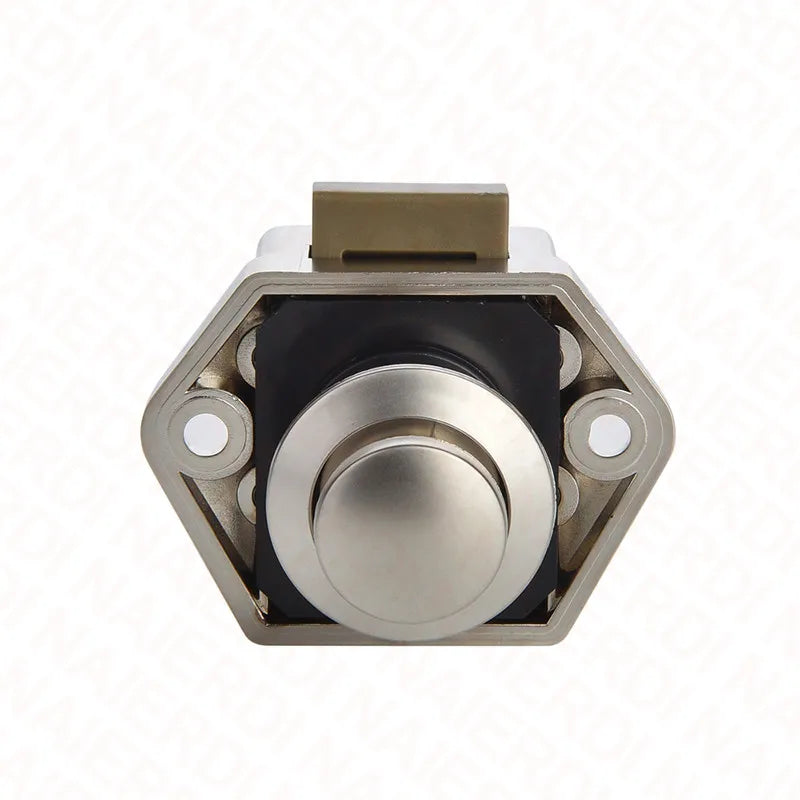 10PCS NAIERDI Camper Car Push Lock 20mm/26mm RV Caravan Boat Motor Home Cabinet Drawer Latch Button Locks For Furniture Hardware
