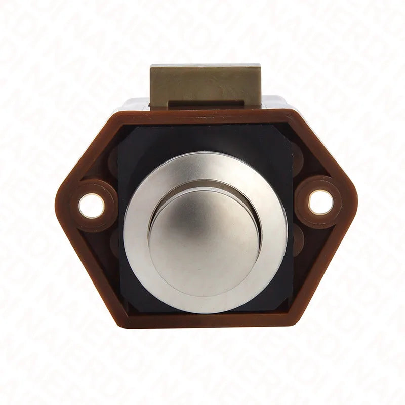 10PCS NAIERDI Camper Car Push Lock 20mm/26mm RV Caravan Boat Motor Home Cabinet Drawer Latch Button Locks For Furniture Hardware