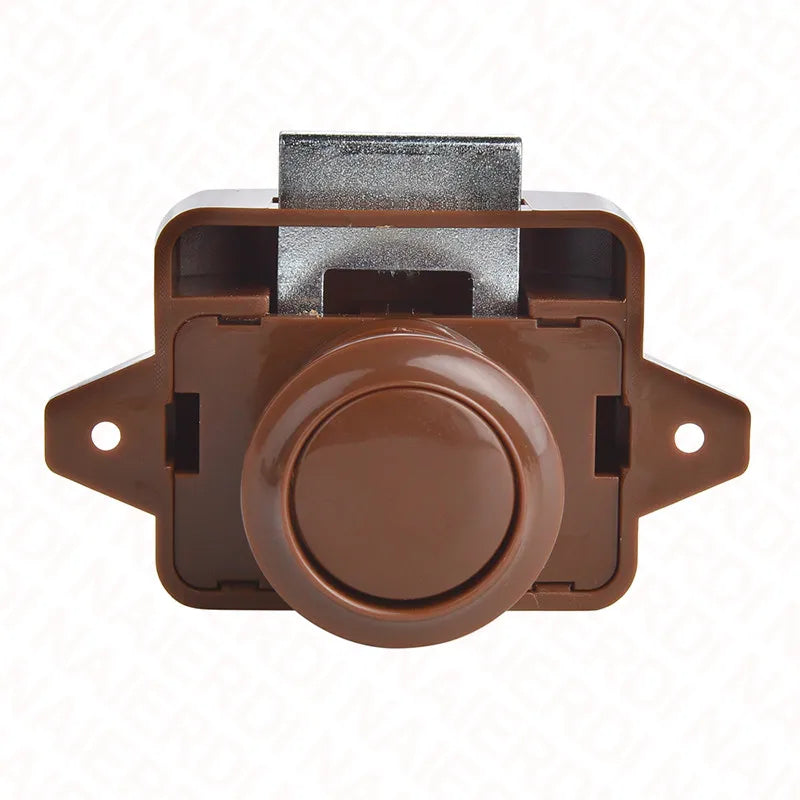 10PCS NAIERDI Camper Car Push Lock 20mm/26mm RV Caravan Boat Motor Home Cabinet Drawer Latch Button Locks For Furniture Hardware