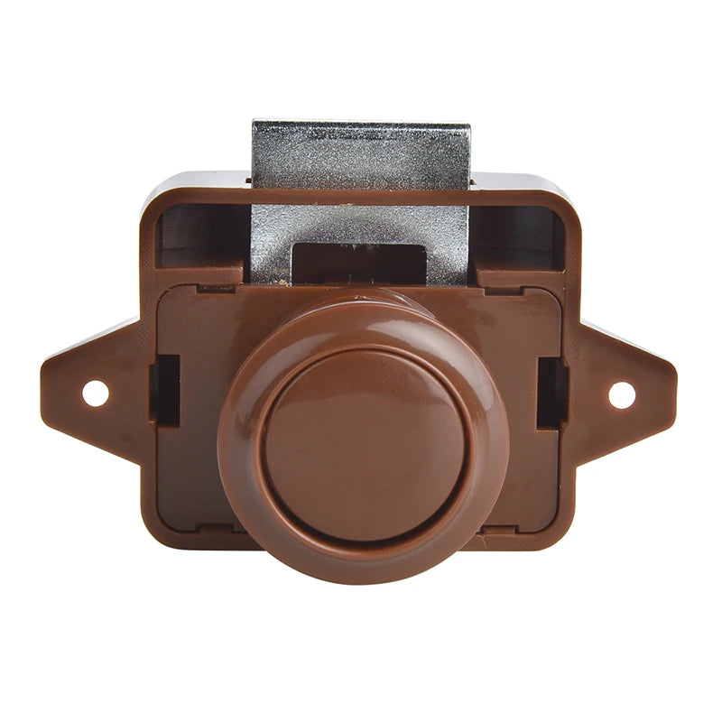 10PCS NAIERDI Camper Car Push Lock 20mm/26mm RV Caravan Boat Motor Home Cabinet Drawer Latch Button Locks For Furniture Hardware