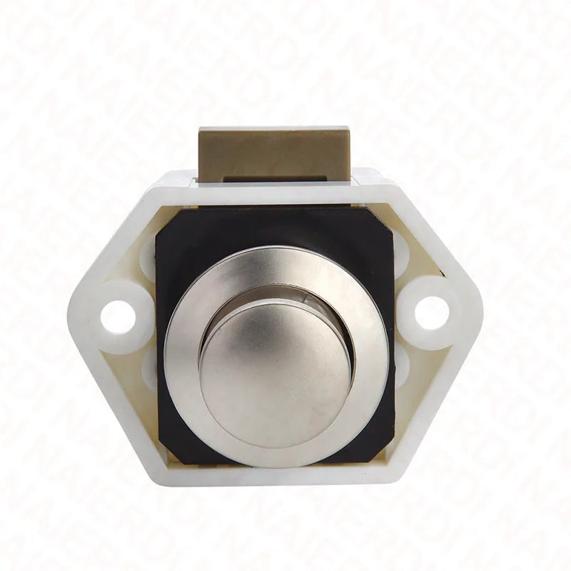 10PCS NAIERDI Camper Car Push Lock 20mm/26mm RV Caravan Boat Motor Home Cabinet Drawer Latch Button Locks For Furniture Hardware