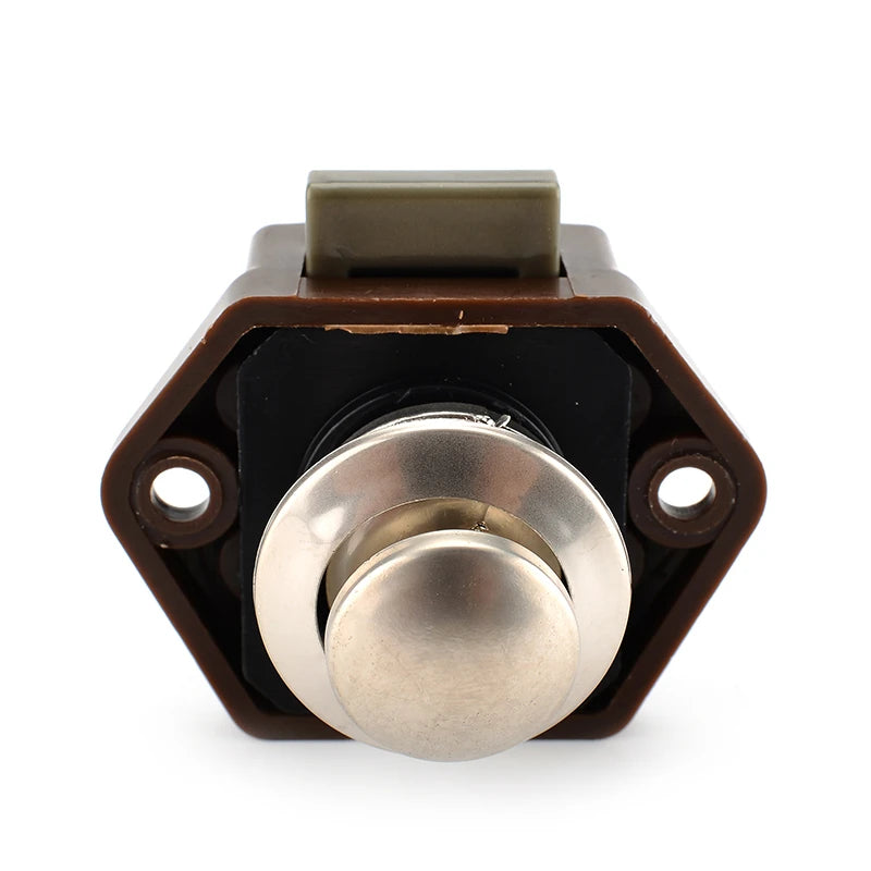 10PCS NAIERDI Camper Car Push Lock 20mm/26mm RV Caravan Boat Motor Home Cabinet Drawer Latch Button Locks For Furniture Hardware