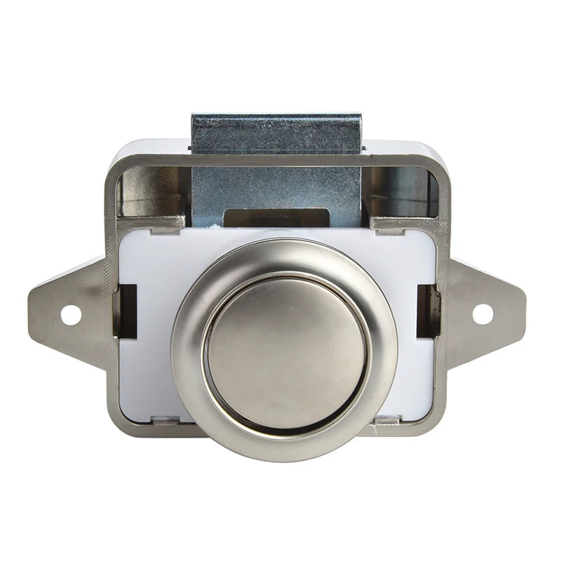 10PCS NAIERDI Camper Car Push Lock 20mm/26mm RV Caravan Boat Motor Home Cabinet Drawer Latch Button Locks For Furniture Hardware