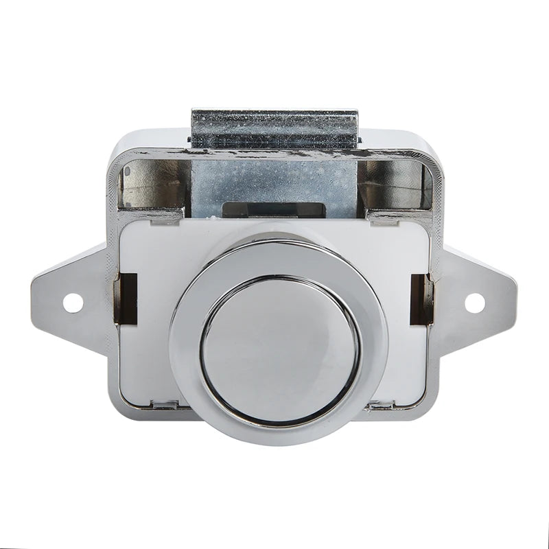 10PCS NAIERDI Camper Car Push Lock 20mm/26mm RV Caravan Boat Motor Home Cabinet Drawer Latch Button Locks For Furniture Hardware