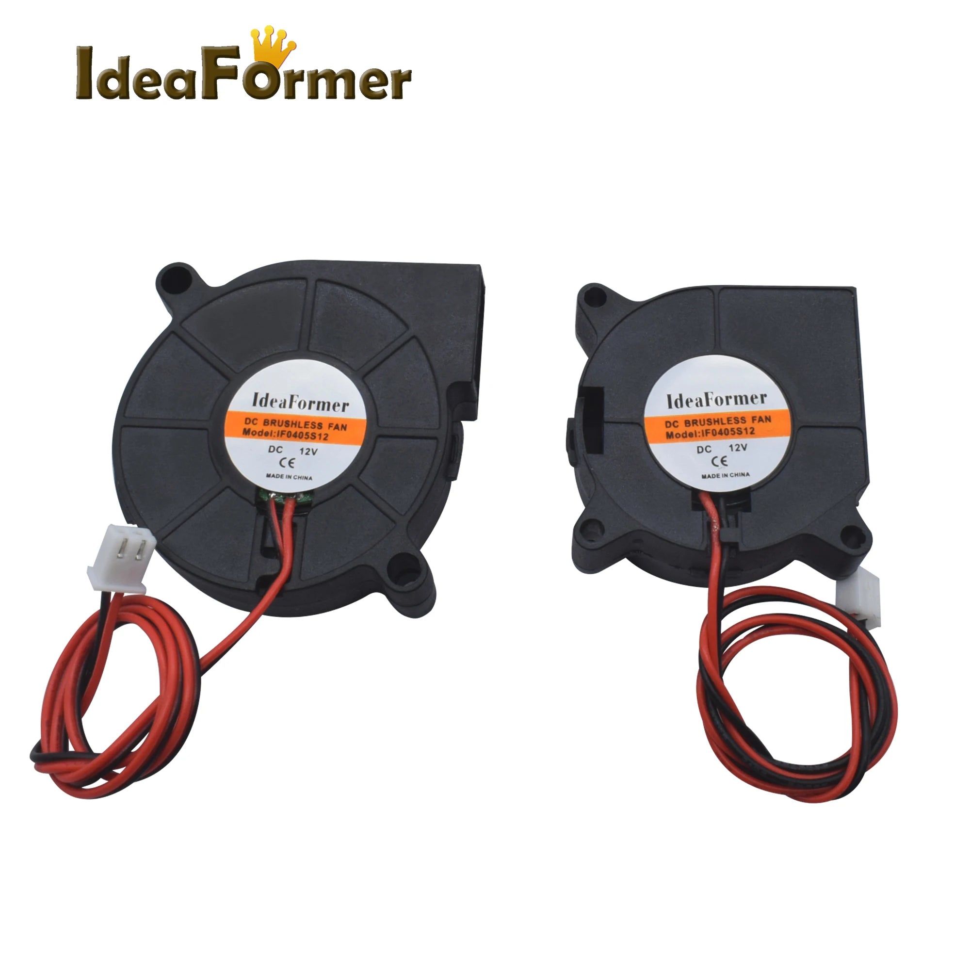 1 Pcs 4020/5015 Blower Turbo Cooling Fan  Brushless  DC 12V&24V 3D Printer With 2Pin Dupont Wire Cooler 30cm Wire for J-head