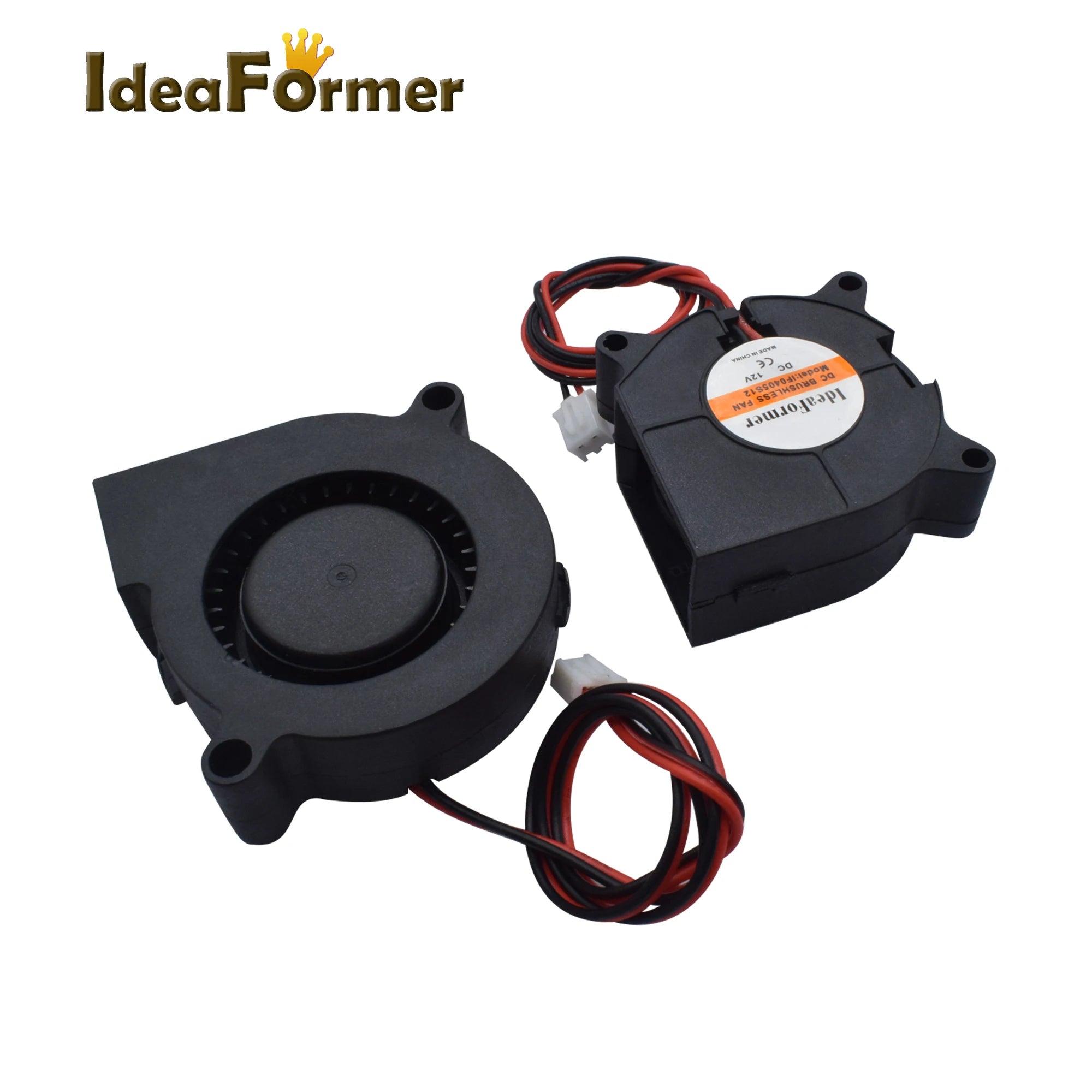 1 Pcs 4020/5015 Blower Turbo Cooling Fan  Brushless  DC 12V&24V 3D Printer With 2Pin Dupont Wire Cooler 30cm Wire for J-head