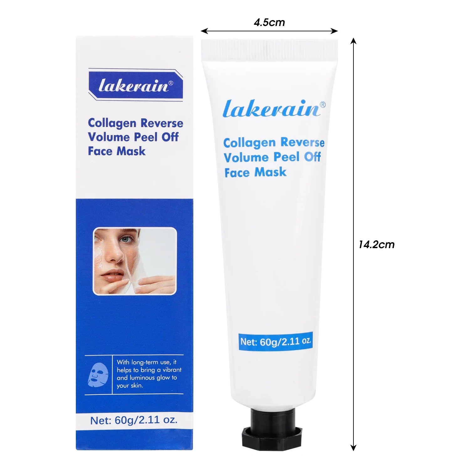 Collagen Overnight Wrapping Mask Deep Moisturizing Peel Off Facial Mask Korean Face Skin Care Masks Hydrating Night Care Masks