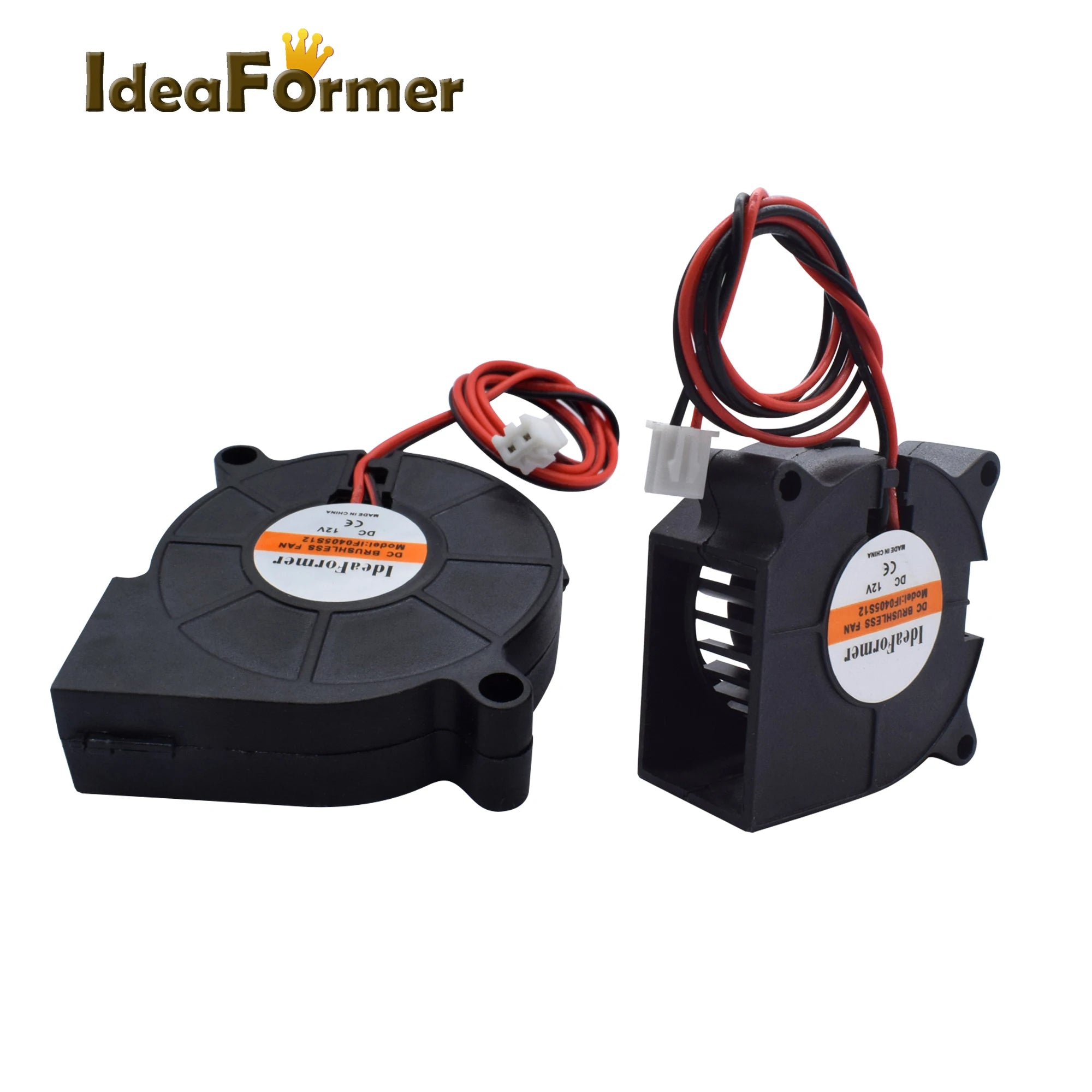 1 Pcs 4020/5015 Blower Turbo Cooling Fan  Brushless  DC 12V&24V 3D Printer With 2Pin Dupont Wire Cooler 30cm Wire for J-head