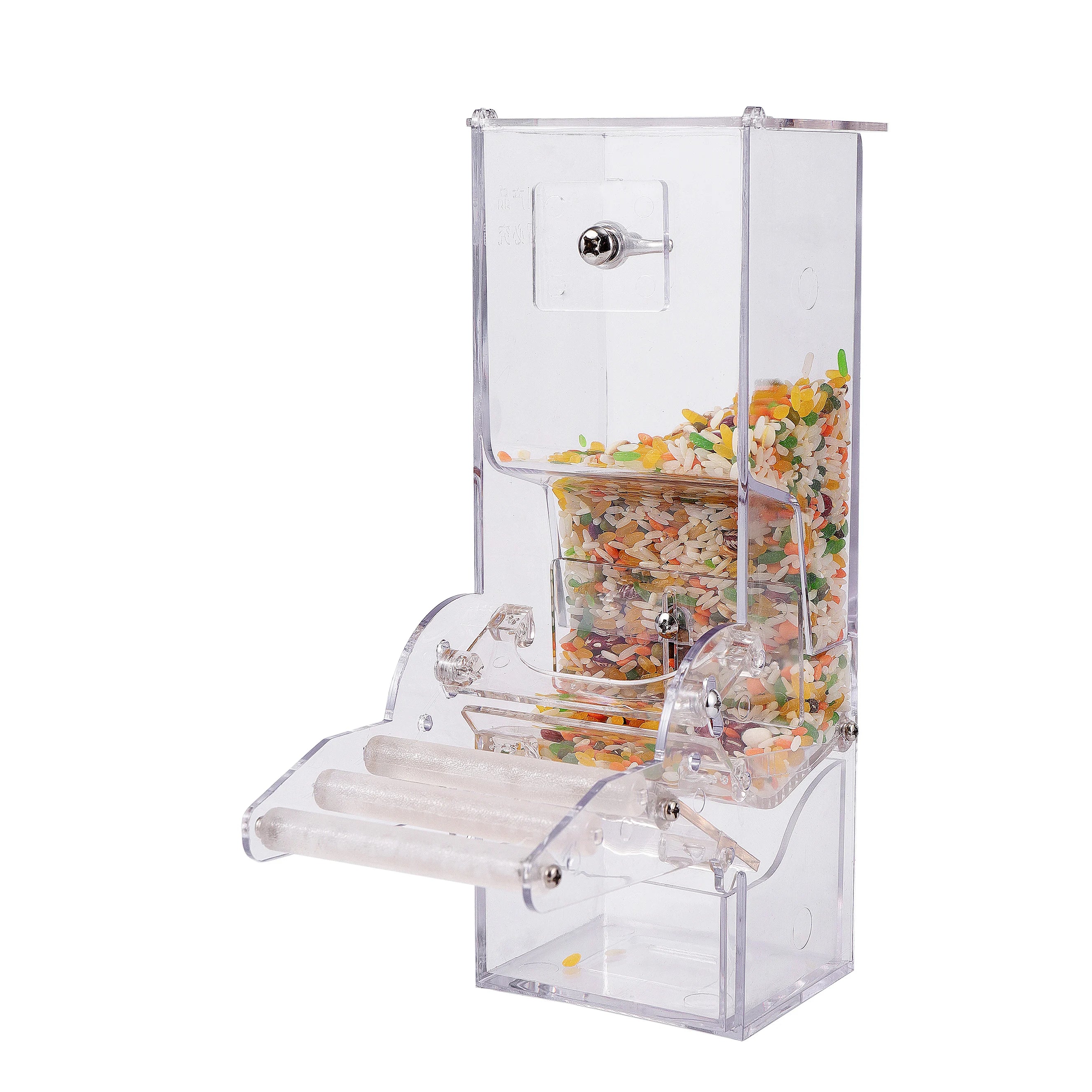 1 Pcs Feeder Bird Automatic Feeders Bird Food Ontainer  Bird Food Feeders For Pigeons Parrot Starling Pet Birds Feeding Devices