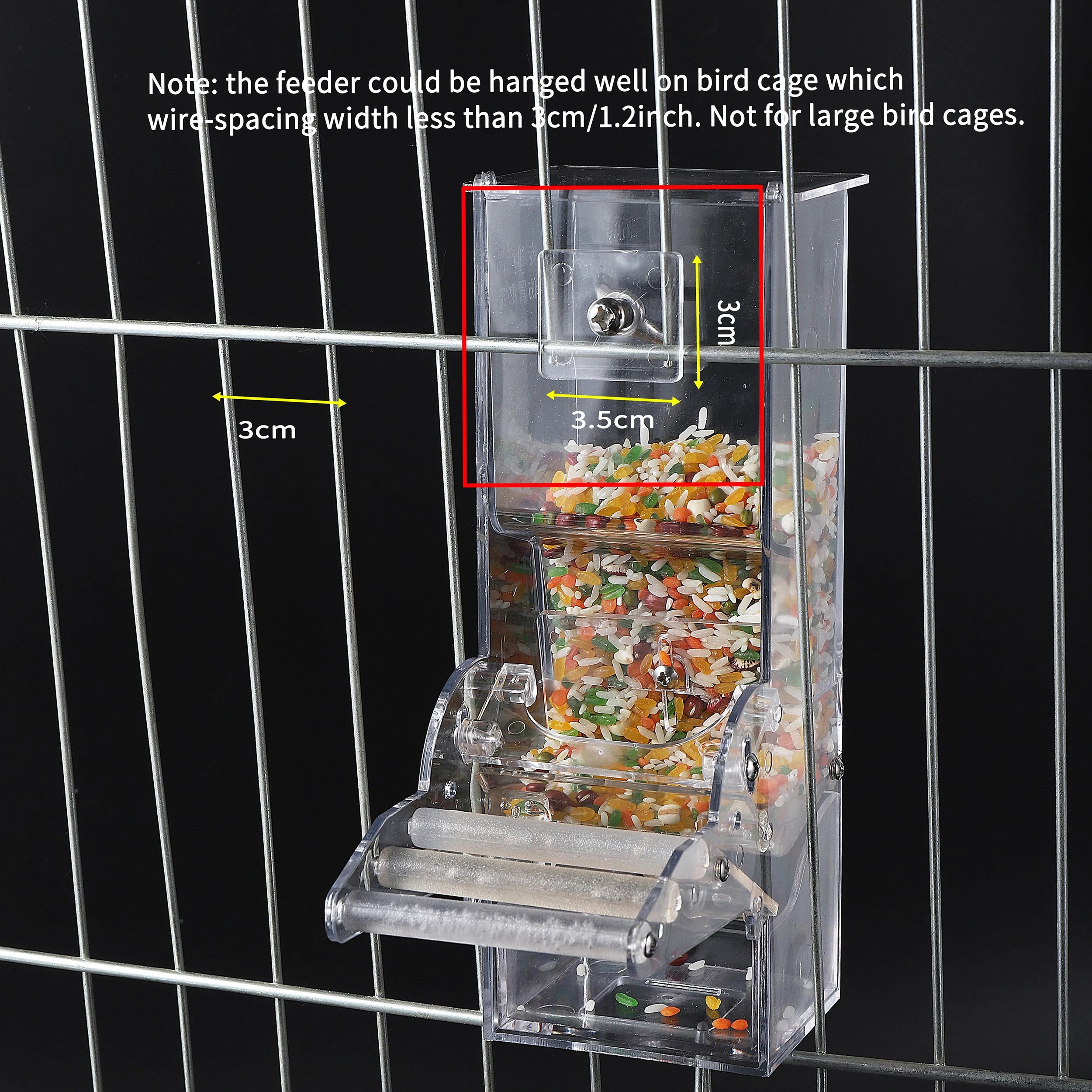 1 Pcs Feeder Bird Automatic Feeders Bird Food Ontainer  Bird Food Feeders For Pigeons Parrot Starling Pet Birds Feeding Devices