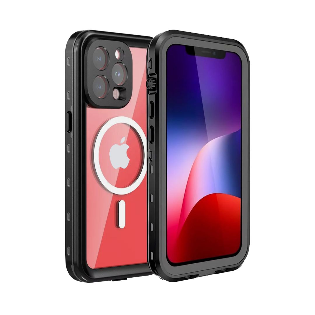 Capa à Prova D'água MagSafe para iPhone - Preto Modelo do iPhone:15