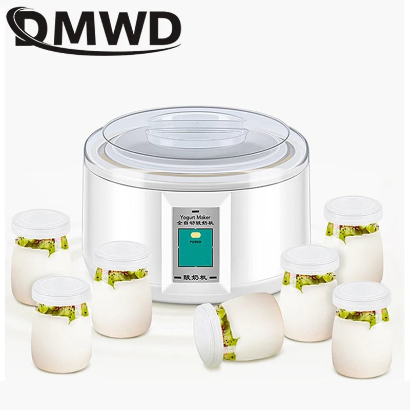 Iogurteira Elétrica Automática DMWD – 1,5 Litro Inox