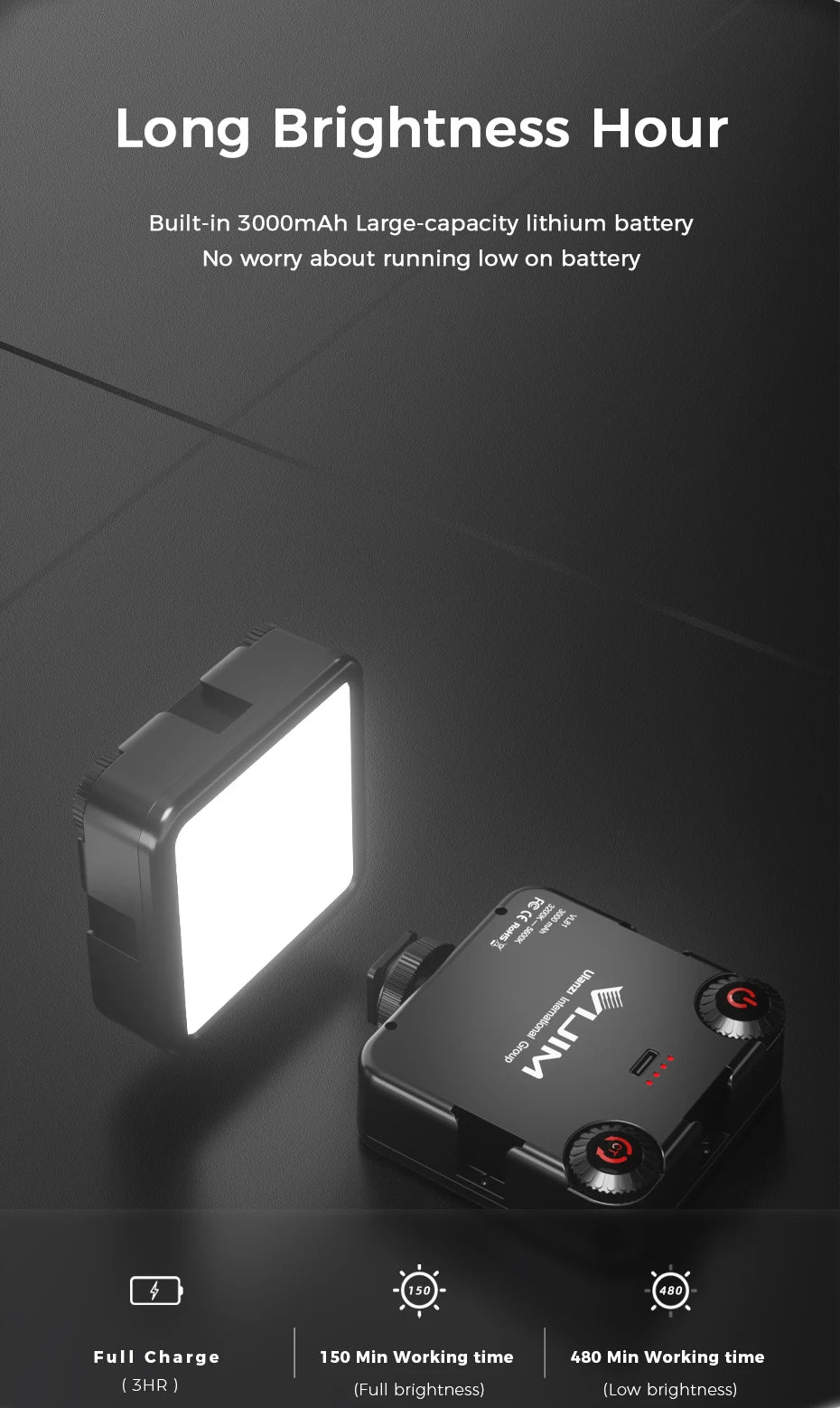 Ulanzi Vijim VL81 Mini LED Video Light On Camera Photo Studio Lighting Soft Diffuser Tiktok Youtube Livestream Vlog Light