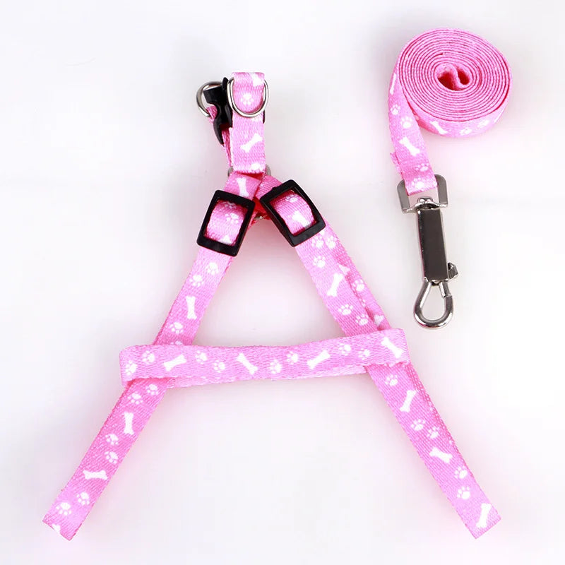 Cat Collar Harness Leash Adjustable Nylon Pet Traction Cat Kitten Dog Halter Collar gato Cats Products Pet Harness Belt