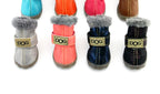 Winter Pet Dog Shoes Warm Snow Boots Waterproof Fur 4Pcs/Set Small Dogs Cotton Non Slip XS For ChiHuaHua Pug Pet Product PETASIA