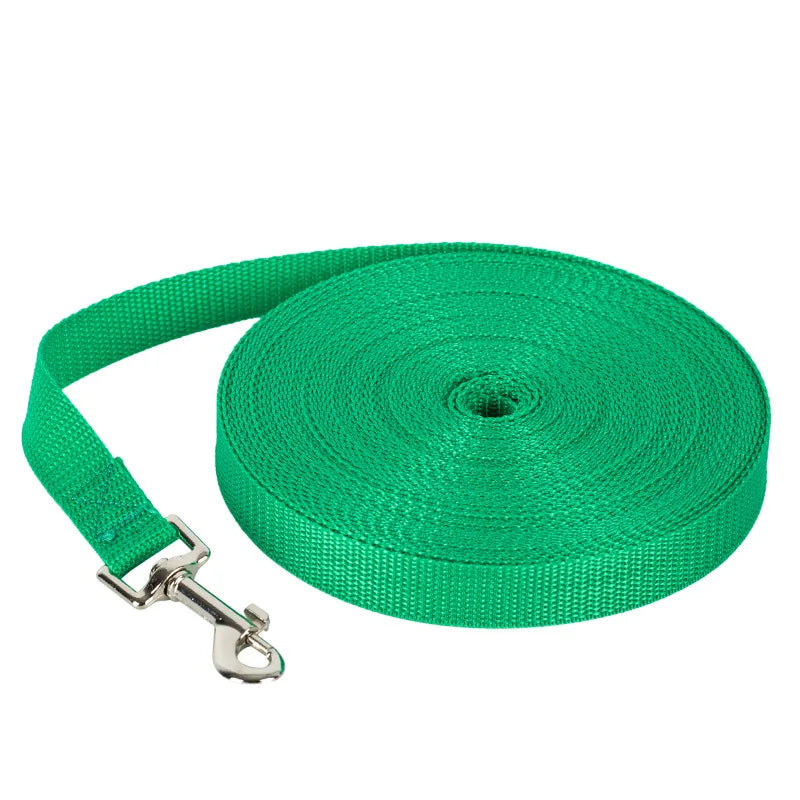 Nylon Dog Leashes 3 Colors 1.5M 1.8M 3M 4.5M 6M 10M Pet Walking Training Leash Long Cats Dogs Harness Lead Strap Belt