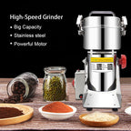 Moedor de Café Elétrico Biolomix 700G/800G – 2500W, Aço Inox, Alta Capacidade