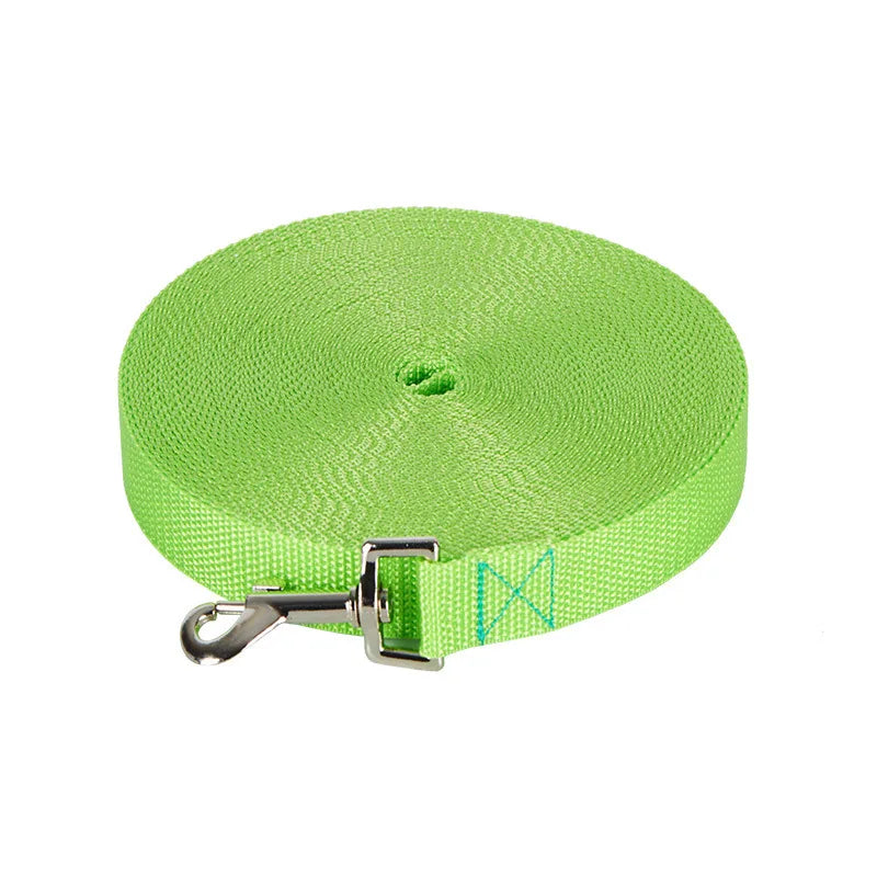 Nylon Dog Leashes 3 Colors 1.5M 1.8M 3M 4.5M 6M 10M Pet Walking Training Leash Long Cats Dogs Harness Lead Strap Belt