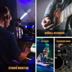 Oneodio Over Ear Headphones Hifi Studio DJ Headphone Wired Monitor Music Gaming Headset Earphone For Phone Computer PC With Mic