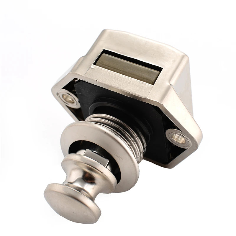 10PCS NAIERDI Camper Car Push Lock 20mm/26mm RV Caravan Boat Motor Home Cabinet Drawer Latch Button Locks For Furniture Hardware