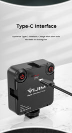 Ulanzi Vijim VL81 Mini LED Video Light On Camera Photo Studio Lighting Soft Diffuser Tiktok Youtube Livestream Vlog Light