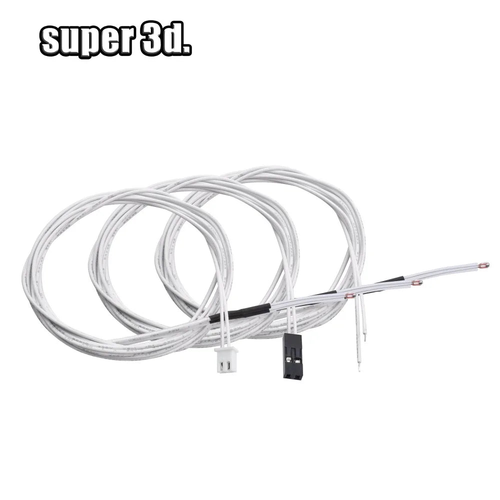 Resistor 100K ohm NTC 3950 Thermistors Thermal Sensors with Dupont/XH2.54 for 3D Printer Reprap Parts Temperature heater cable