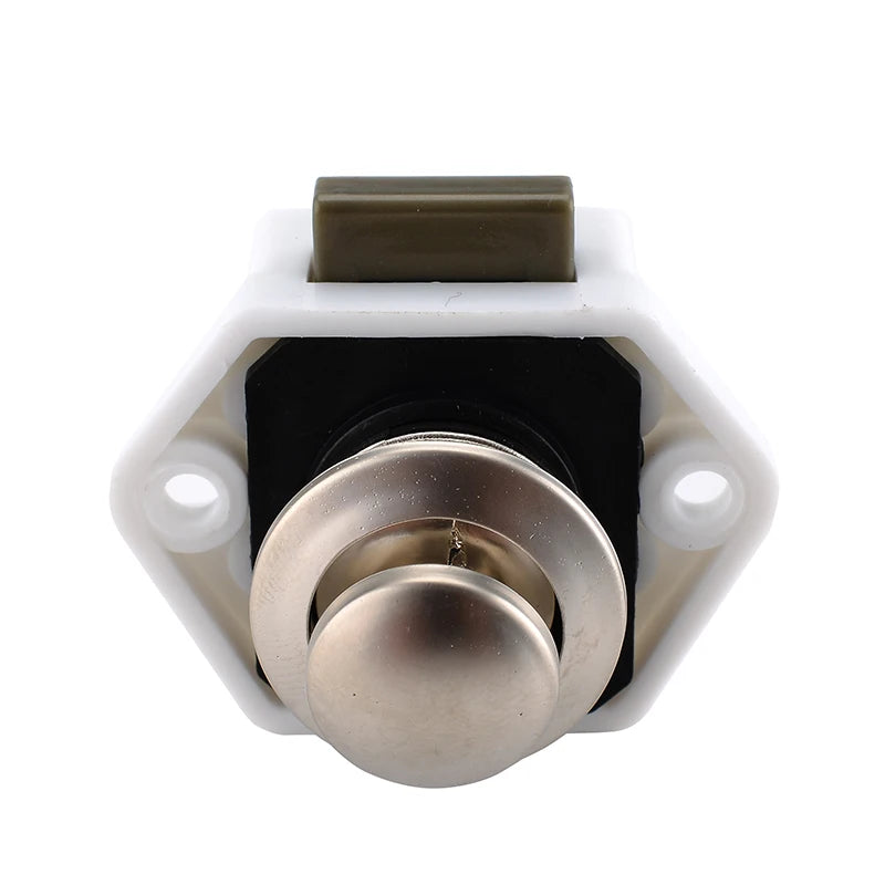 10PCS NAIERDI Camper Car Push Lock 20mm/26mm RV Caravan Boat Motor Home Cabinet Drawer Latch Button Locks For Furniture Hardware