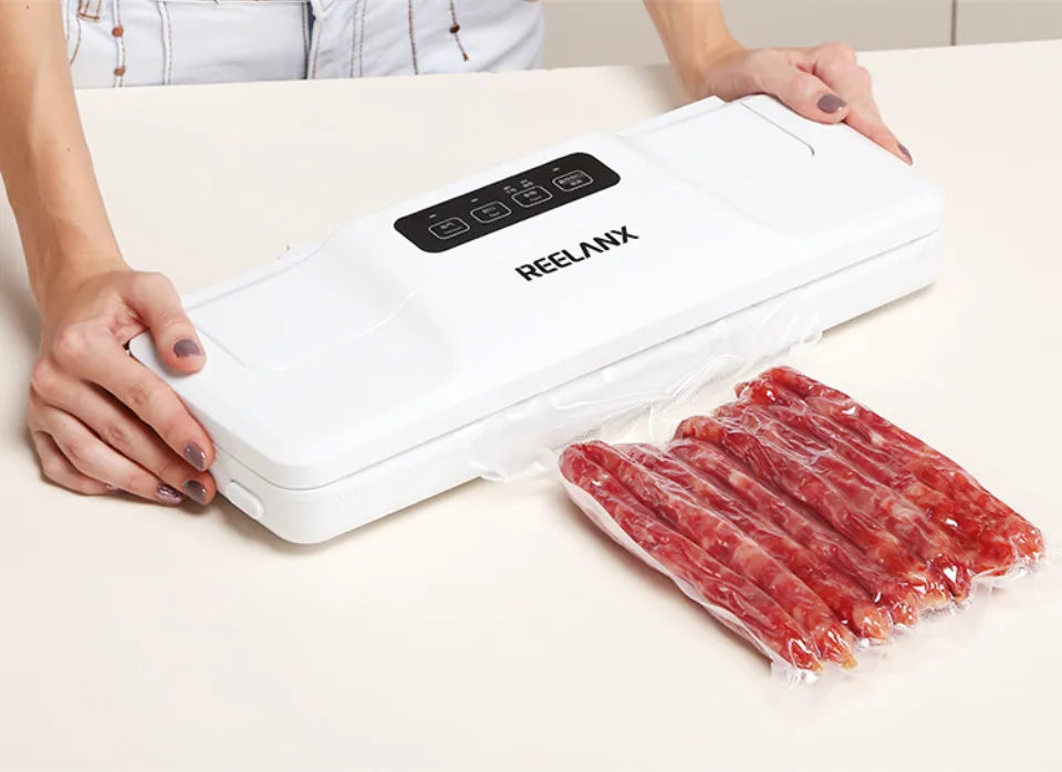 Seladora a Vácuo Elétrica MERANX V1 – 3 Modos de Uso, Compacta e Potente