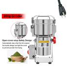 Moedor de Café Elétrico Biolomix 700G/800G – 2500W, Aço Inox, Alta Capacidade