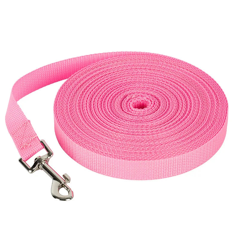 Nylon Dog Leashes 3 Colors 1.5M 1.8M 3M 4.5M 6M 10M Pet Walking Training Leash Long Cats Dogs Harness Lead Strap Belt