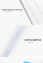 18-75CM Super Slim LEDs Aquarium Lighting Aquatic Plant Light Extensible Waterproof Clip on Lamp For Fish Tank 90-260V