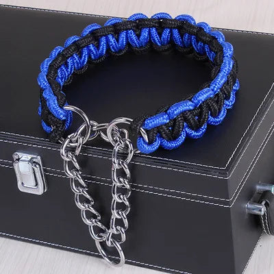 High Quality Upgraded color collar Large Dog German Shepherd walk the dog P chain necklet Pet  For Medium and large Dogs