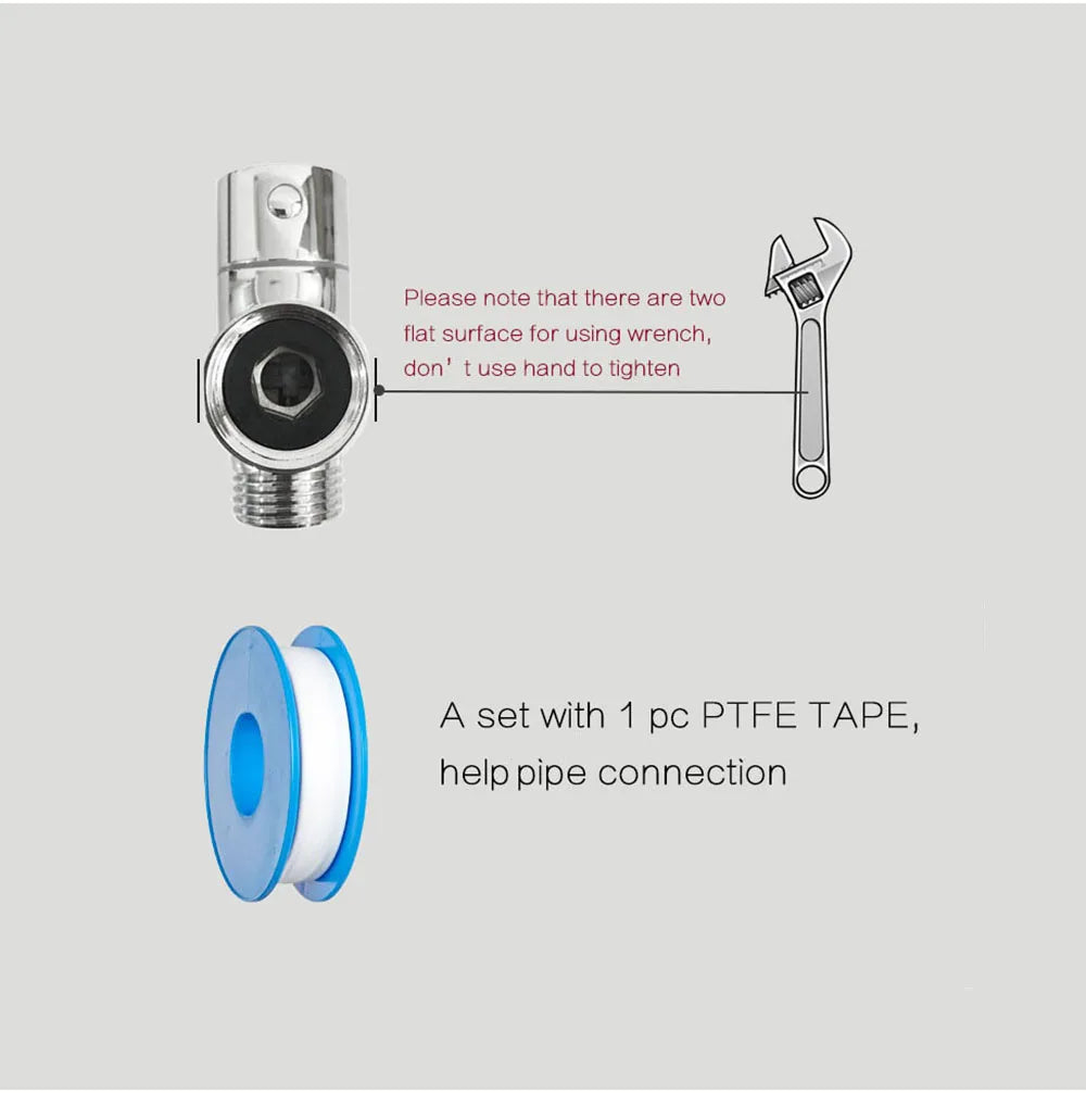 Handheld bidet sprayer set for toilet Stainless Steel Hand Bidet faucet for Bathroom hand sprayer shower head self cleaning