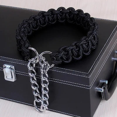 High Quality Upgraded color collar Large Dog German Shepherd walk the dog P chain necklet Pet  For Medium and large Dogs
