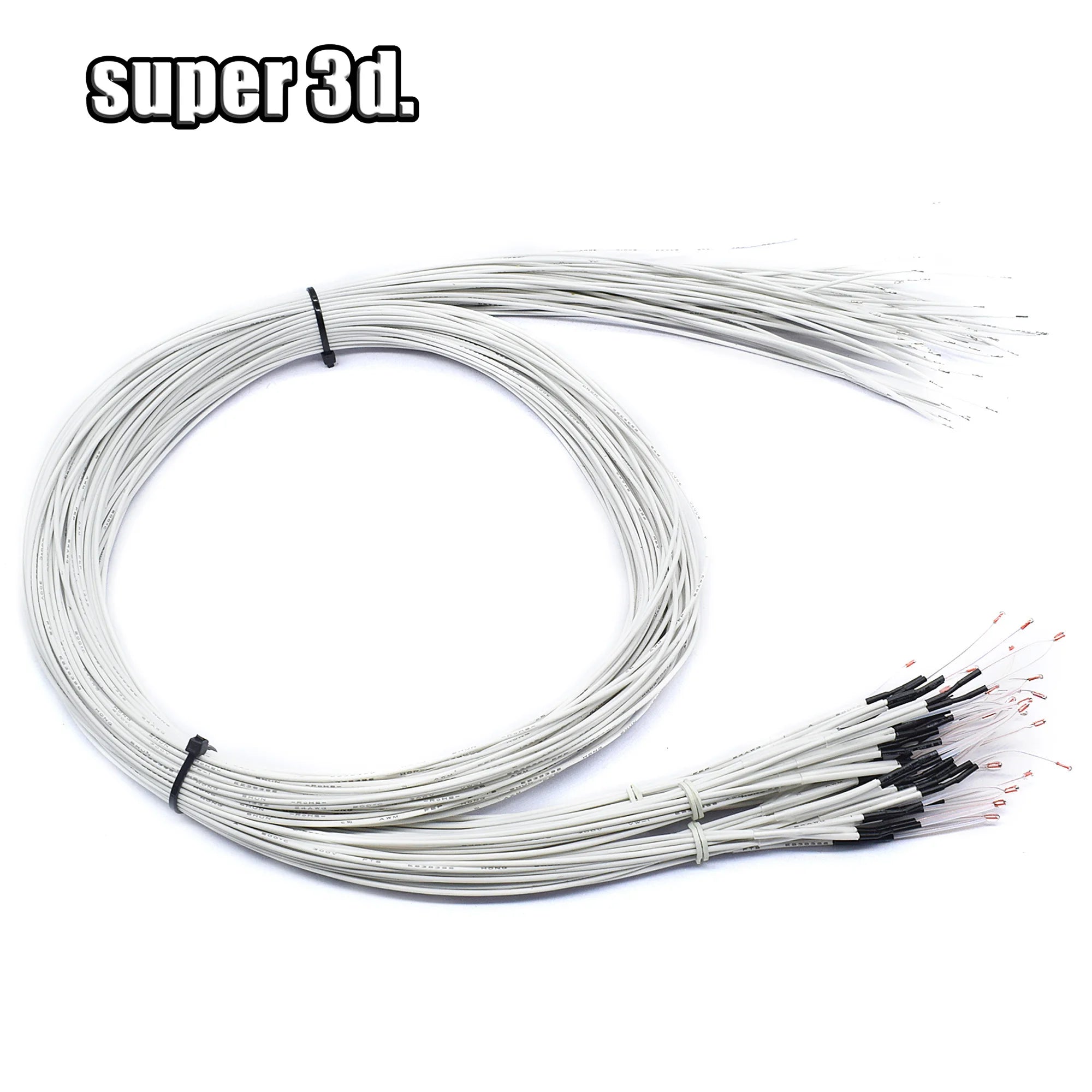 Resistor 100K ohm NTC 3950 Thermistors Thermal Sensors with Dupont/XH2.54 for 3D Printer Reprap Parts Temperature heater cable