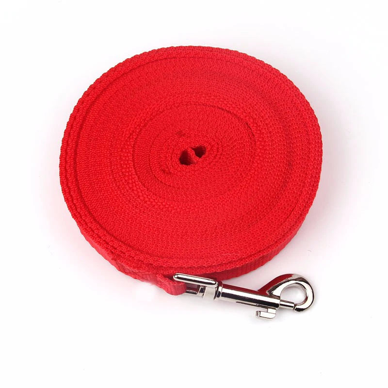 Nylon Dog Leashes 3 Colors 1.5M 1.8M 3M 4.5M 6M 10M Pet Walking Training Leash Long Cats Dogs Harness Lead Strap Belt
