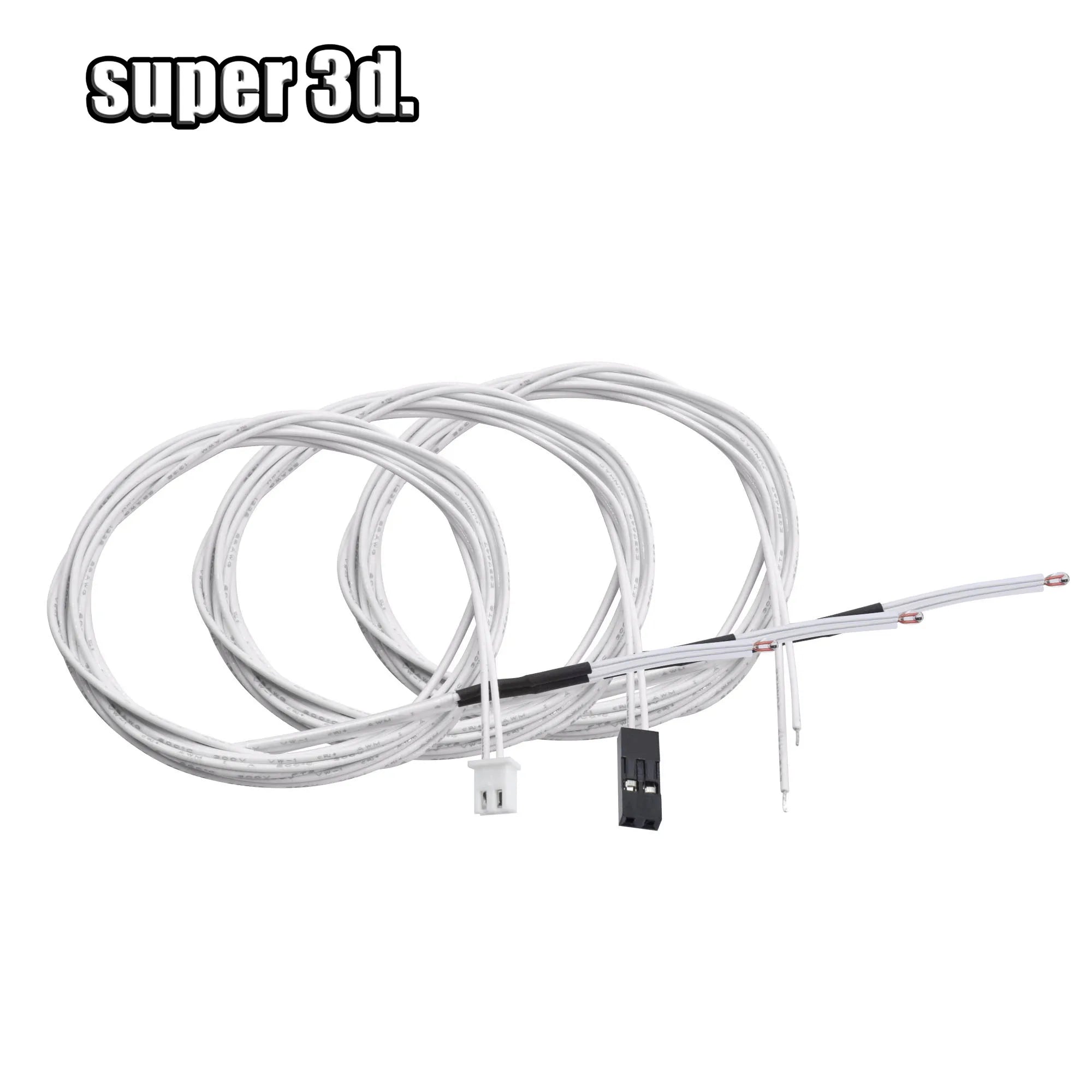 Resistor 100K ohm NTC 3950 Thermistors Thermal Sensors with Dupont/XH2.54 for 3D Printer Reprap Parts Temperature heater cable