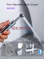 Handheld bidet sprayer set for toilet Stainless Steel Hand Bidet faucet for Bathroom hand sprayer shower head self cleaning