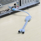 Vention USB to PS2 Converter Cable USB Male to PS/2 Female Adapter USB Extension Cable For Keyboard Mouse Scanner PS2 USB Cable