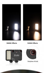 Ulanzi Vijim VL81 Mini LED Video Light On Camera Photo Studio Lighting Soft Diffuser Tiktok Youtube Livestream Vlog Light
