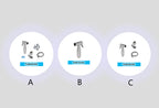 Handheld bidet sprayer set for toilet Stainless Steel Hand Bidet faucet for Bathroom hand sprayer shower head self cleaning