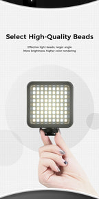 Ulanzi Vijim VL81 Mini LED Video Light On Camera Photo Studio Lighting Soft Diffuser Tiktok Youtube Livestream Vlog Light