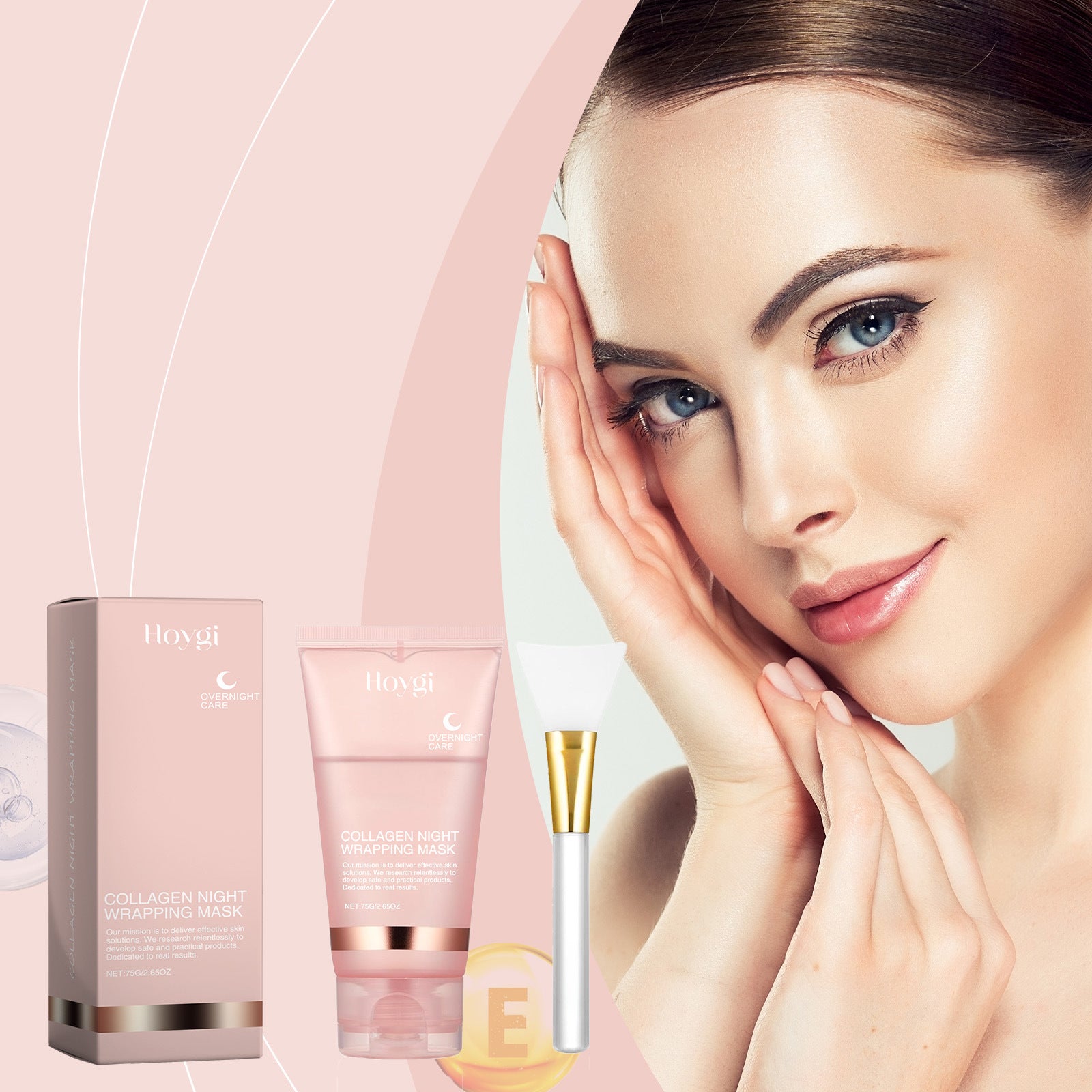 Korean Deep Collagen Mask Peel Off Mask Face Anti Wrinkle Lifting Skin Care Masks Bio Pack Night Wrapping Woman Overnight Skin