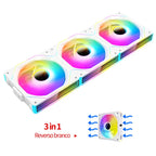 TEUCER JM-1 Ventilator computer case 120mm 3in1 800-2000rpm 12V/4pin PWM chassis noise water cooling fan
