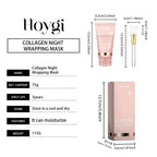 Korean Deep Collagen Mask Peel Off Mask Face Anti Wrinkle Lifting Skin Care Masks Bio Pack Night Wrapping Woman Overnight Skin