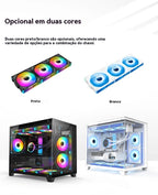 TEUCER JM-1 Ventilator computer case 120mm 3in1 800-2000rpm 12V/4pin PWM chassis noise water cooling fan