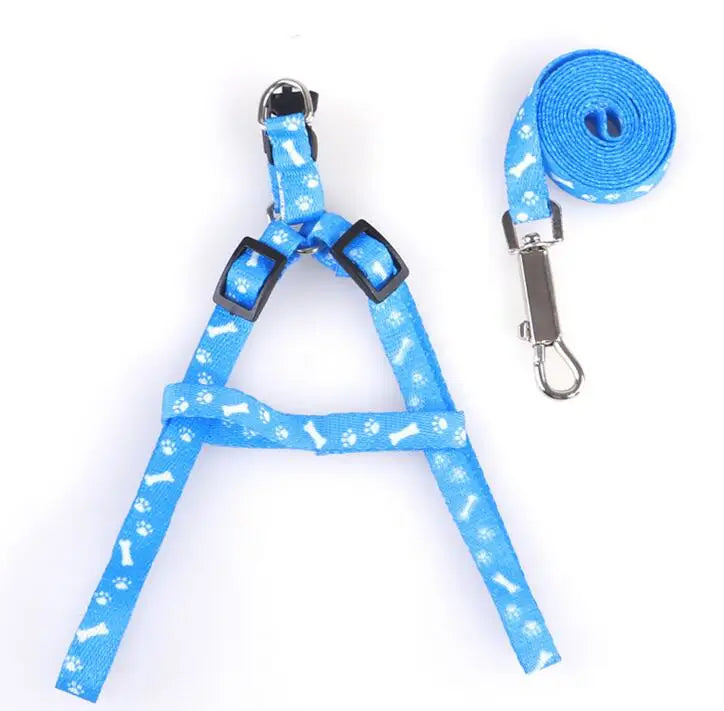 Cat Collar Harness Leash Adjustable Nylon Pet Traction Cat Kitten Dog Halter Collar gato Cats Products Pet Harness Belt