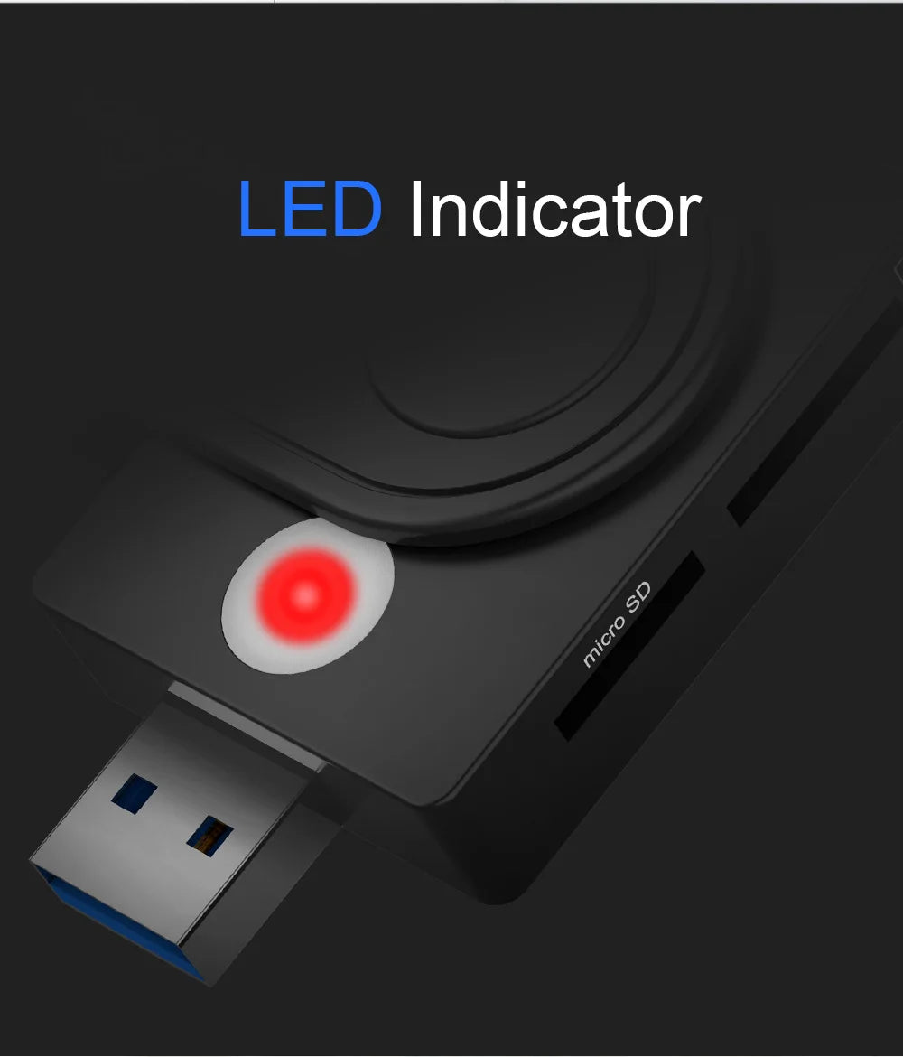 Rocketek USB 2.0 Smart Card Reader micro SD/TF memory ID Bank EMV electronic DNIE dni citizen sim cloner connector adapter
