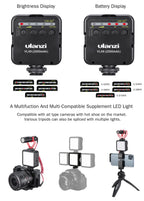 Ulanzi Vijim VL81 Mini LED Video Light On Camera Photo Studio Lighting Soft Diffuser Tiktok Youtube Livestream Vlog Light