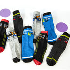 Free Shipping Kit 12 Paired Socks Infant Men Boys Cartoon Comfort and Durability Random